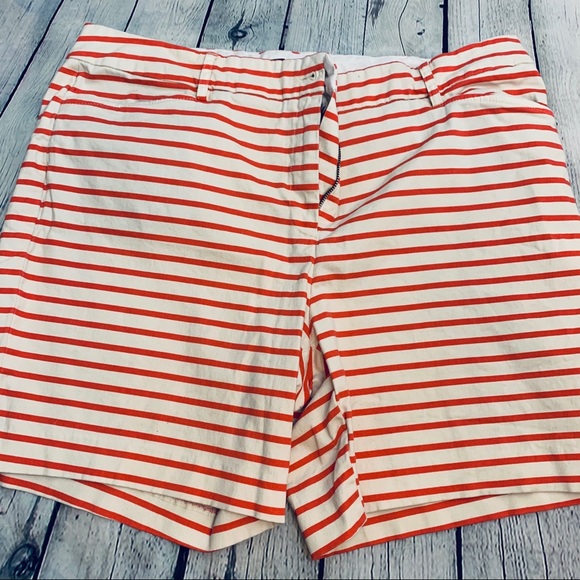 Lands' End Pants - Lands End | Bermuda Coral Stripped Shorts Sz 16